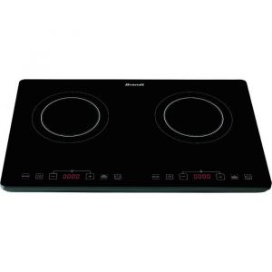 282 Table induction 2 foyers 2000 Watts par foyer 10 positions de cuisson TI2SLIM1 noire