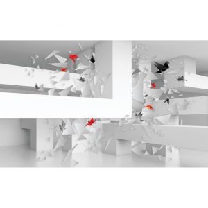 Papier Peint Photo INTISS&Eacute;-(2212V8T) 3D ABSTRAIT-368x254cm-8 l&eacute;s-Mural Poster G&eacute;ant XXL-Mer Beach Mer Oc&eacute;an Nature Jungle For&ecirc;t