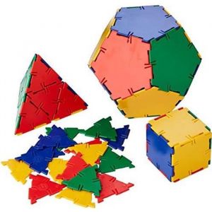Jeu de construction Polydron Naturwunder - Lot de 50 pi&egrave;ces pour enfant