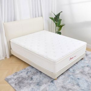 Matelas 140x200 cm INRE &Eacute;pais 30cm Matelas Hybride Ressorts Ensach&eacute;s M&eacute;moire de Forme7 ZonesMoyenne FermeConfort et Respirant