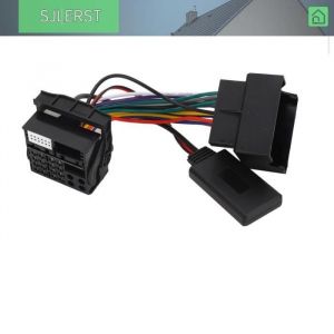 sjlerst Câble Aux Bluetooth 5.0 Adaptateur Stéréo Radio Sans Fil pour W169 W245 W203 W209 W164