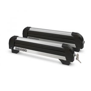 Porte-Skis sur Barres de Toit 4 Paires de Skis ou 2 Surfs - Menabo Iceberg