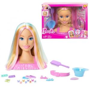 Tête à coiffer - AUTREMENT - Barbie-Tête À Coiffer Color Reveal - Chevelure Blonde - 21 Accessoires - 3 ans+