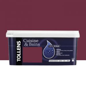 Peinture acrylique TOLLENS Cuisine & Bains Triple Ecran Violet digital 15 L