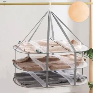 S&eacute;choir &agrave; linge pliable - MICH - Grande taille - S&eacute;chage &agrave; plat - Maille nid dabeille - Pour pull et maillot de bain