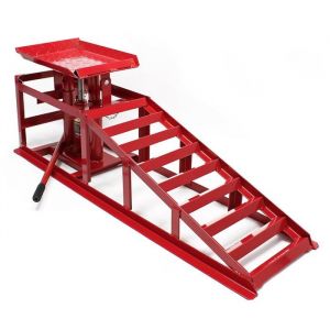 Rampe de levage jacks hydrauliques 2000 kg r&eacute;glable en hauteur 16_0002913