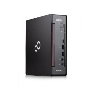 Fujitsu Esprimo Q957 Mini ordinateur de bureau Intel Pentium G4560 Ram 8 Go DDR3 SSD 250 Go NVMe Windows 10 Pro (reconditionné)