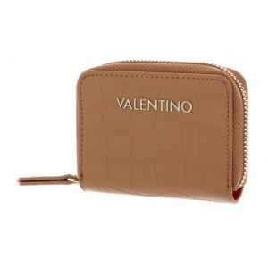 VALENTINO Porte-monnaie rose rouge pour femme - Juniper Coin Purse Cuoio / Rosso 140394