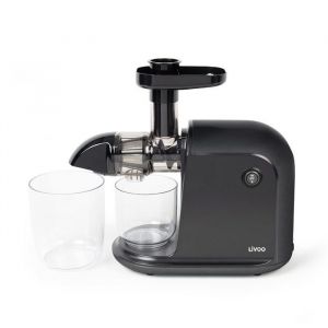 Extracteur de jus horizontal - LIVOO - Rotation lente - 150 W - Blanc