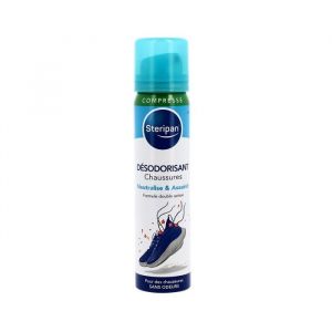 Désodorisant Chaussures - Steripan - Transpiration des Pieds - Neutralise et Assainit - Pour des Chaussures Sans Odeurs - 75ml