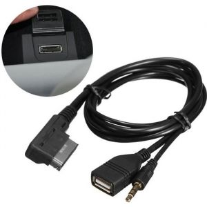 MDI AMI MMI Interface de musique USB + C&acirc;ble de charge AUX pour Audi A6L A8L Q7 A3 A4L A5 A1---GAR