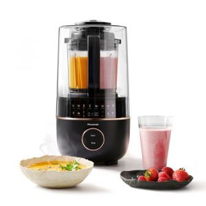 Panasonic MX-HG4401KXE Blender Chauffant 1.2L 800W Chaud/Froid 9 Modes 10 Vitesses Minuterie Auto-Nettoyage Noir & Or Rose
