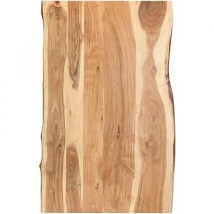 4546504&copy; Design R&eacute;tro Scandinave PLATEAU DE TABLE VENDU SEUL Dessus de table Bois dacacia massif 100x(50-60)x38 cm