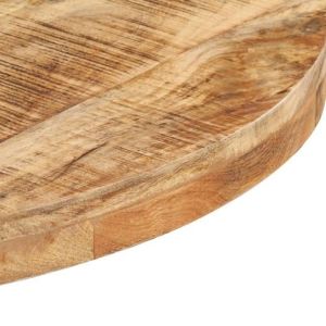 Bon marché * Table de bistro - JILLS Table cuisine - Ronde Ø60x75 cm Bois de manguier brut FR413