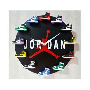 Home 30cm AJ1-12 Horloge Murale  Cadran Horloge pour la Maison Salon Chambre Bureau Caf&eacute; Bar Decor JORDAN