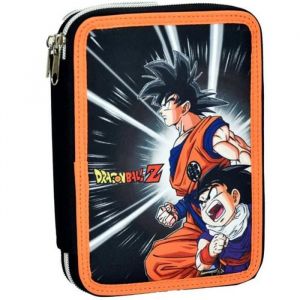 Trousse garnie - DRAGON BALL Z - Sangoku - 2 compartiments - 18 cm - Zippée
