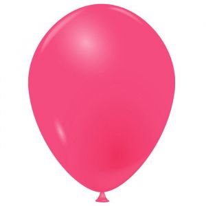 Ballon rose bonbon en latex naturel de fabrication française de 15 cm (x25) REF/44423