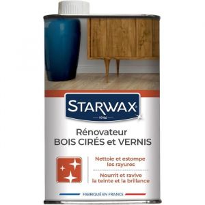 R&eacute;novateur bois cir&eacute;s et vernis pour mobilier int&eacute;rieur -Nettoieestompe les rayures et taches-Redonne brillance & Eclat-500ml