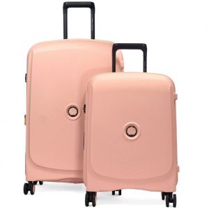 Lot 2 valises rigides Beaumont cabine 55cm et soute 71cm TSA - Rose clair - BEAUMONT1