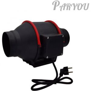 96mm Aérateur Extracteur dair de Conduit Ventilateur Axial de Gaine 310m³/h pour Salle de Bain Cave Bureau ，extracteur dair (9