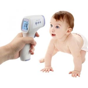 Thermomètre Bebe Frontal Infrarouge Sans contact Numérique Digital Adulte Grande précgital adulte grande précision precis.
