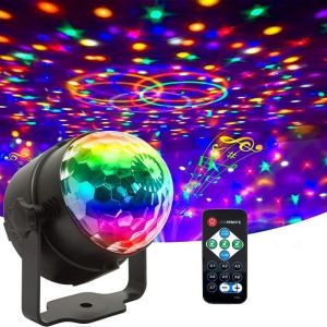 Boule Disco USB Lumiere Disco Portable 3W RGB Couleurs LED Lampe De Scène Disco Éclairage De Discothèque Fête Éclairage Convient 106