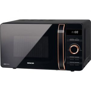 Four micro-ondes 17 litres - WOOPSO - SMW 5320BK - 354 x 451 x 256 cm - Noir - 800 Watts - Bouton tactile