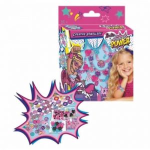 Set loisirs cr&eacute;atifs - STARPAK - BARBIE - Bracelets et bijoux fantaisies - Rose - A partir de 6 ans