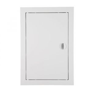 Trappe de Visite 20x30cm pour Inspection - en Plastique pour Inspection Montage Horizontal et Vertical - Blanc avec Cadre ADGO