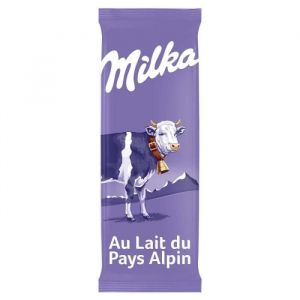 MILKA - Tablette Chocolat Au Lait 200G - Lot De 4