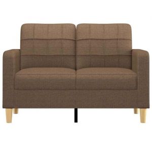 RemiseCanapé - CLIC-CLAC - à 2 places Marron 120 cm Tissu JILIMAISON2025 81680383