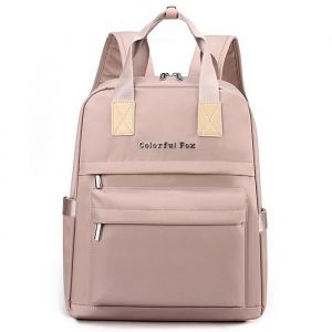 Sac &agrave; dos - MOBIGARLAN - WX296 - 30x14x39cm - Rose - Toile imperm&eacute;able - Sac d&eacute;cole coll&egrave;ge