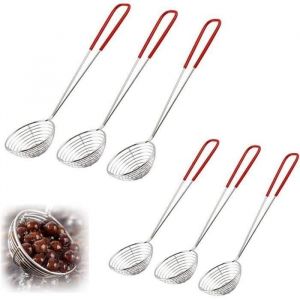 Passoire - Acier Inoxydable - Fondue Chinoise - Epuisette - Blanc