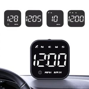 2.2 Compteur de Vitesse Num&eacute;rique HUD pour Voiture intelligent GPS Affichage de Vitesse au Pare-Brise Universel MPH/KMH