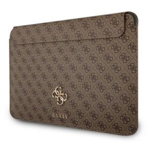Guess 4G Big Metal Logo Computer Sleeve - Housse pour ordinateur portable 13 (marron)