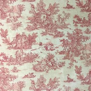 Tissu au m&egrave;tre - LR - Toile de jouy Mini Pastorale - 100% coton - Largeur 1m60 - Paysages traditionnels