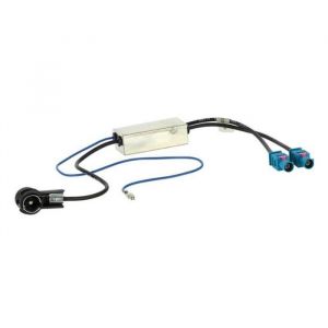 Adaptateur Antenne - ADNAUTO - 2xFakra M ISO M - Compatible Audi Seat Skoda VW BMW Citroen - Universel