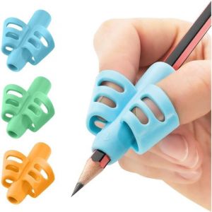 Lot De 3 Grippies Aide Écriture Guide Doigt Ecriture Enfant - Pencil Grips For Kids Ergonomique Aide Ecriture Pour Enfant Ad[L1173]