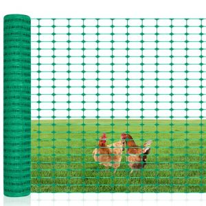 Grillage plastique pour cl&ocirc;ture - AUFUN - 1 x 80 m - Vert - R&eacute;utilisable