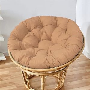 Coussin Fauteuil Rotin Rond  Confortable Coussin pour Fauteuil de Jardin  fauteuil de jardin  coussin du fauteuil suspendu GT18469