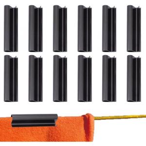 12 Pièces Attache Bâche Piscine Hors Sol Clips pour Bâche Hiver Piscine Pince pour Bâche De Piscine pour Piscine[S427]