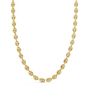 Collier - LATELIER DAZUR - Maille Grain de Café - Or Jaune 18 Carats - 50cm - 1620gr