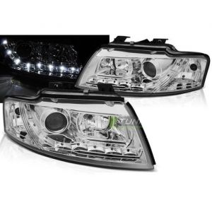 Paire de feux phares Audi A4 B6 02-06 Daylight led chrome