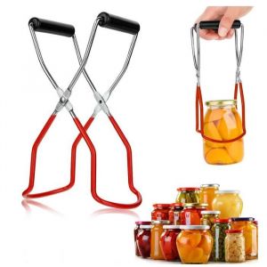 Pinces de Bocal - Inox - Levage de Bocal - Sécurisé - Pour Bocaux Chauds - Cuisine Pratique