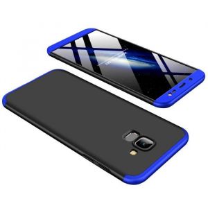 Étui Coque - Samsung - Galaxy J6 2018 - 3 en 1 - Anti-rayures - Anti-choc - Noir