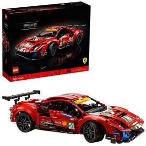 SHOT CASE - LEGO Technic 42125 Ferrari 488 GTE AF Corse 51  Modele authentique de la voiture de course dendurance a exposer pour