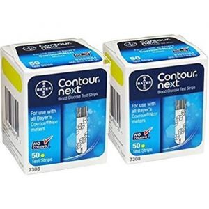 LECTEUR DE GLYCEMIE Bayer Contour Ensuite 100 bandes par Contour-Next