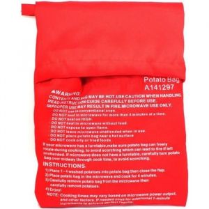 Sac pour cuisson de pomme de terre rouge en 4 minutes  micro onde