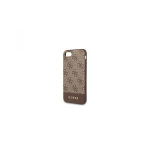 Coque pour Iphone 7-8-SE2 Guess stripe 4G marron