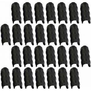 30pcs 32mm Serre ClipsPinces à Tuyau pour la Fixation des Housses au Jardin Serresdes Filmsdes Plantes Label